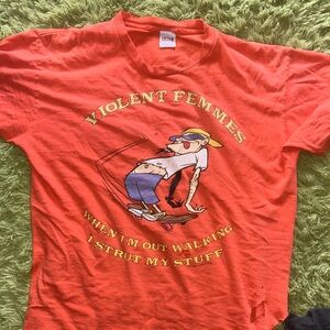Orange Violent Femmes Graphic T-Shirt
